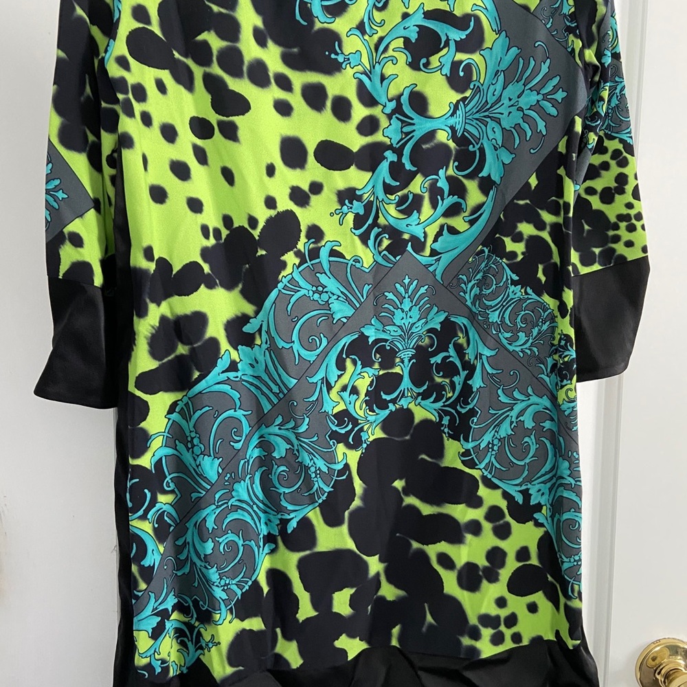 Versace Collection size 46 multi-patterned dress